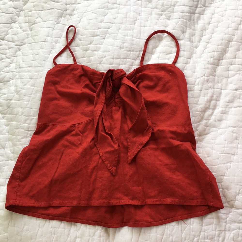 Red brandy Melville tank top